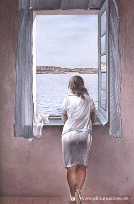 figura en una ventana figura en una ventana