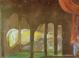 Gran masturbador de tenia, aparece detrás de las arcadas Gran masturbador de tenia, aparece detrás de las arcadas