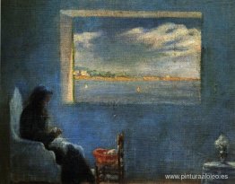 Retrato de la abuela Ana Cosiendo Retrato de la abuela Ana Cosiendo