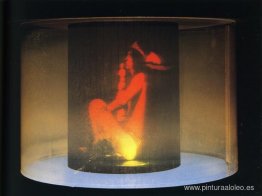 Primer crono-holograma cilíndrico. Retrato del cerebro de Alice Primer crono-holograma cilíndrico. Retrato del cerebro de Alice