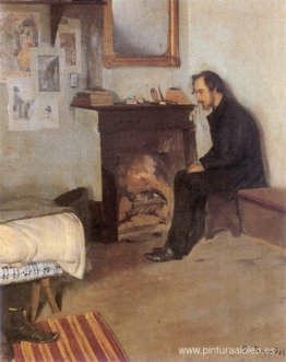 Retrato de Eric Satié Retrato de Eric Satié