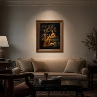 Alegoría musical — Interior de museo