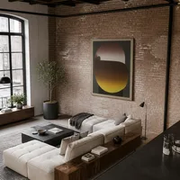 La luz blanca parece estar saliendo — Loft moderno