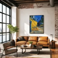 Terraza del café por la noche — Loft junto al río