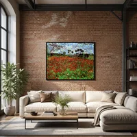 campo con amapolas — Loft moderno
