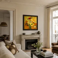 Jarrón Japonés con Rosas y Anémonas — Apartamento parisino