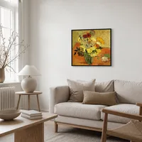 Jarrón Japonés con Rosas y Anémonas — Casa escandinava