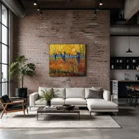 Sauces trasmochados y sol poniente — Loft moderno