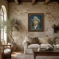 Autorretrato con sombrero de fieltro — Villa italiana