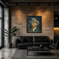 Autorretrato con sombrero de fieltro — Loft moderno