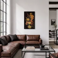 Jarrón con Aster, Salvia y Otras Flores — Loft moderno