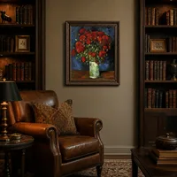 Jarrón con Amapolas Rojas — Biblioteca clásica