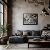 Cuadro sobre Vidrio con el Sol (Pequeños Placeres) — Loft moderno