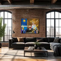 Cuadro XVI, La Gran Puerta de Kiev. Escenografía para los Cuadro — Loft moderno