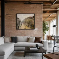 Boulevard Montmartre Primavera Lluvia — Loft moderno