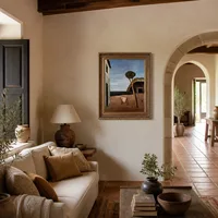 Un pino junto al mar — Casa mediterránea