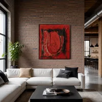 Plástico rojo — Loft moderno