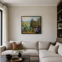 Un rincón del jardín de Montgeron — Galería minimalista