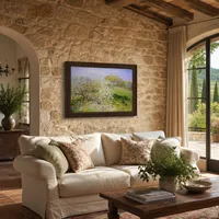 Manzanos en flor — Villa italiana