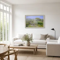 Manzanos en flor — Casa escandinava