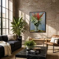 Ramo de Gadiolas, Lirios y Margaritas — Loft moderno