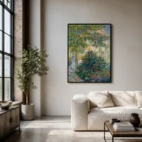 Camille Monet en el jardín de la casa de Argenteuil — Loft moderno