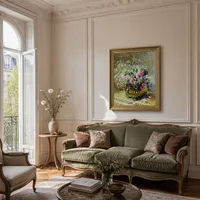 Flores en una maceta — Apartamento parisino
