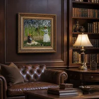 En el bosque de Giverny Blanche Hoschede  — Biblioteca clásica