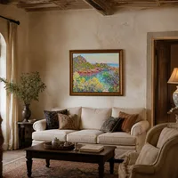 Paisaje cerca de Montecarlo — Villa italiana