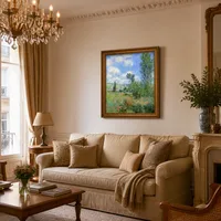 Carril en los campos de amapolas, Ile Saint-Martin — Apartamento parisino