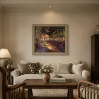 Camino en el jardín de Monet en Giverny — Interior de museo