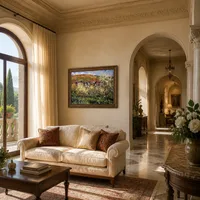 Ciruelos en flor en Vetheuil — Villa italiana
