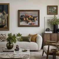 Bodegón de peras y uvas — Casa de coleccionista