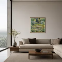 El puente japonés (el estanque de los nenúfares) — Residencia contemporánea