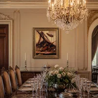 Trofeos de la caza — Comedor de château