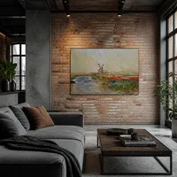 Campo de tulipanes en Holanda  — Loft moderno