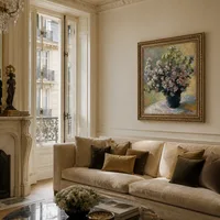 Jarrón de flores — Apartamento parisino