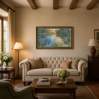 Estanque de nenúfares — Villa italiana