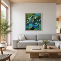bailarines azules — Casa escandinava