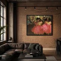 Bailarines en rosa — Loft moderno