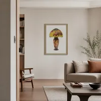Lámpara de hibisco — Residencia contemporánea