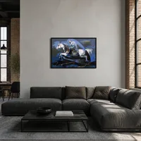 Dinamica dell'azione (Miti dell'azione, Mussolini a cavallo)  — Loft moderno