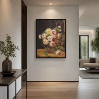 Ramo de rosas en la ventana  — Casa de coleccionista