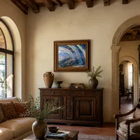 El milagro de la luz al volar — Villa italiana