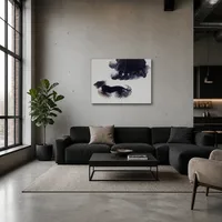 Dinamismo de un perro con correa — Loft moderno