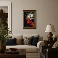La mujer de rojo — Apartamento parisino