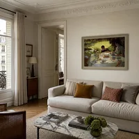 Desayuno en el jardín — Apartamento parisino