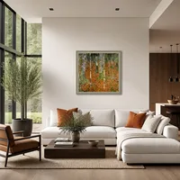 Cortijo con abedules — Residencia contemporánea