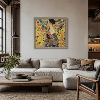 dama con abanico — Loft moderno