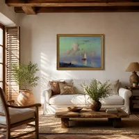 Atardecer — Casa mediterránea